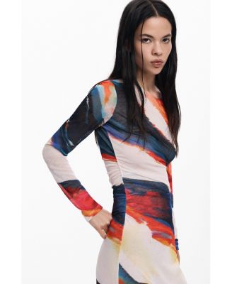 Women's Long dress with waves