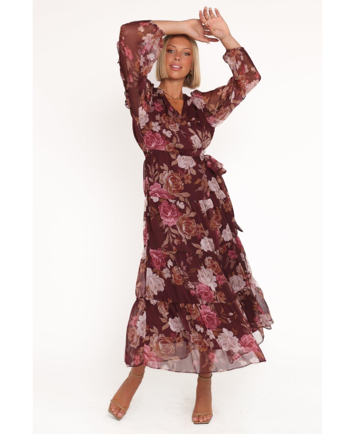 Petal and Pup Women's Korina Long Sleeve Maxi Dress
