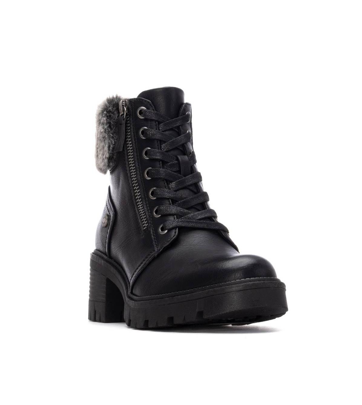 Women's Block Heel Combat Booties Refresh Collection By Xti