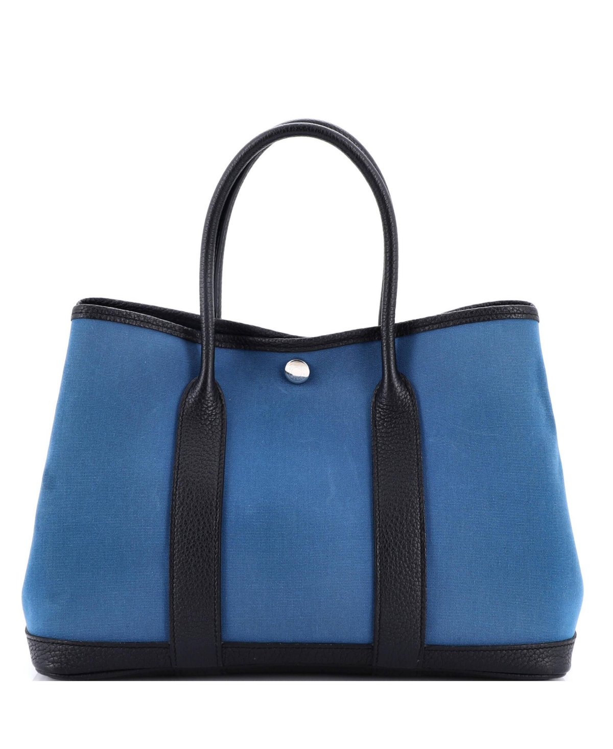 Pre-Owned Hermes 30 Garden Party Tote Toile and Leather