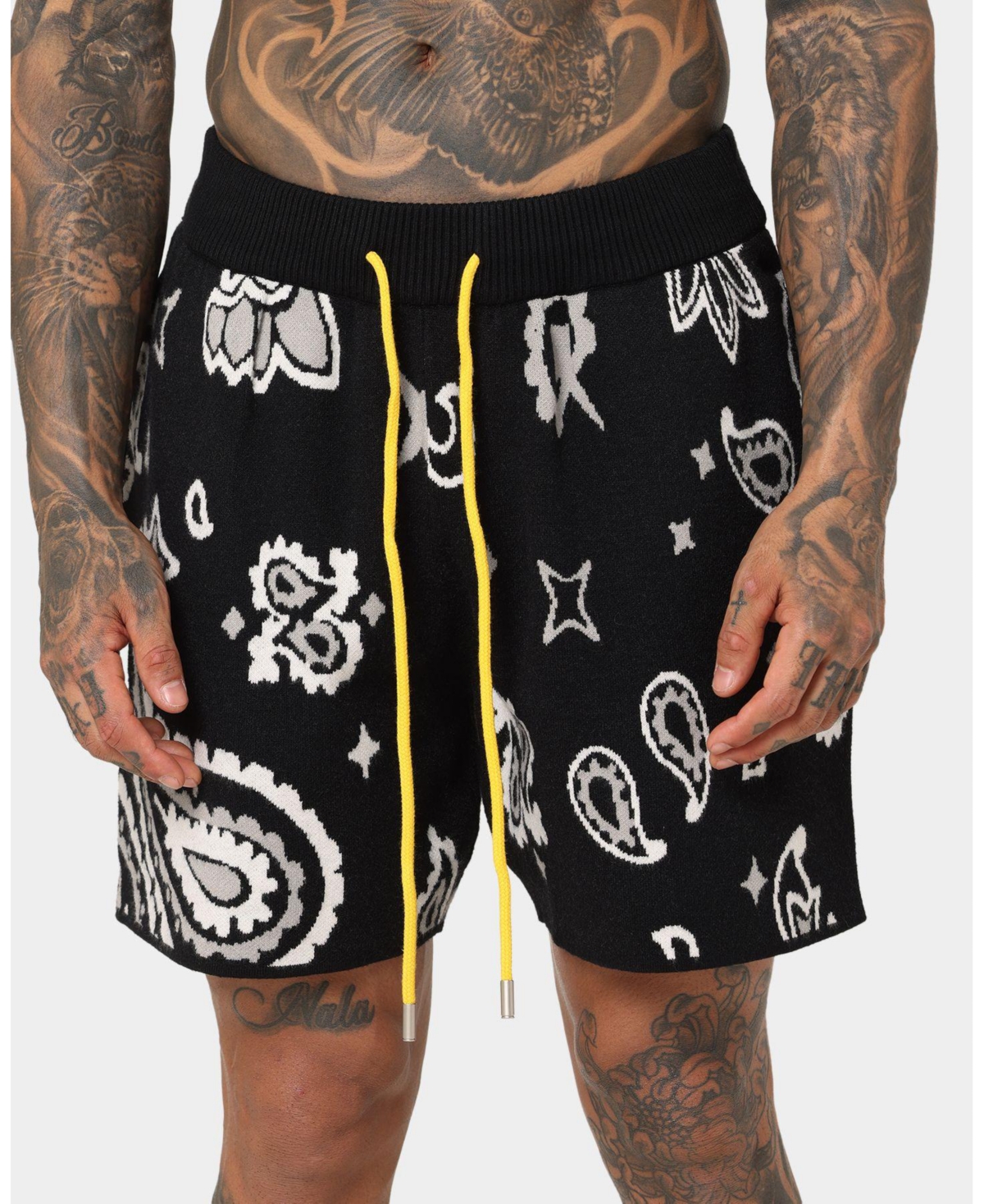 Loiter Men's Paisley Knit Shorts