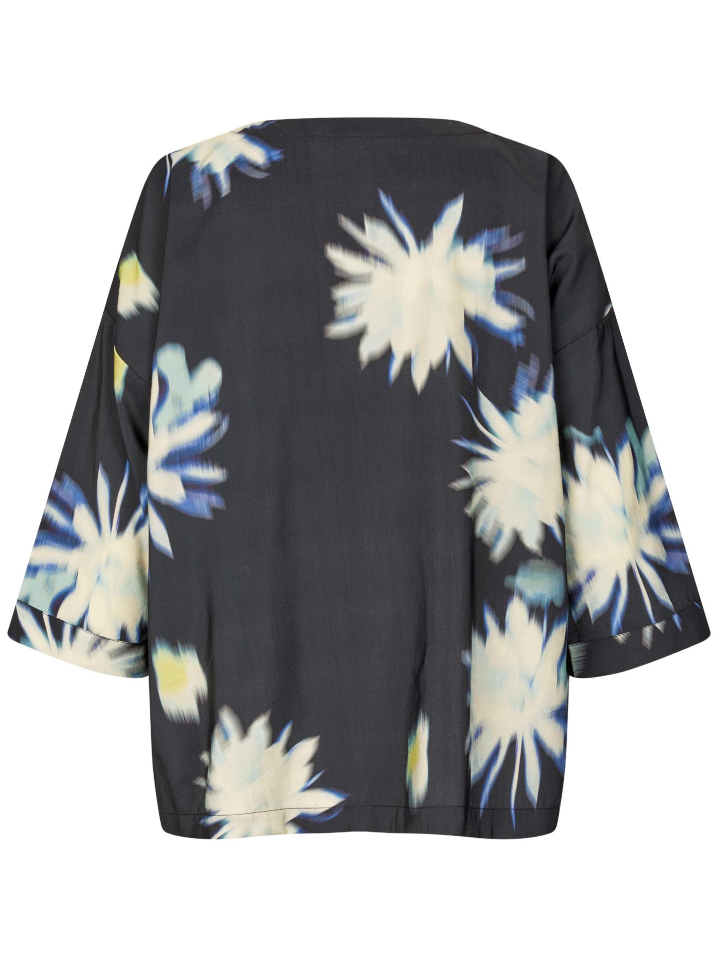 Женская блузка Masai Copenhagen Becca 3/4 Sleeve Round Neck, цвет: Чёрный — фото 4