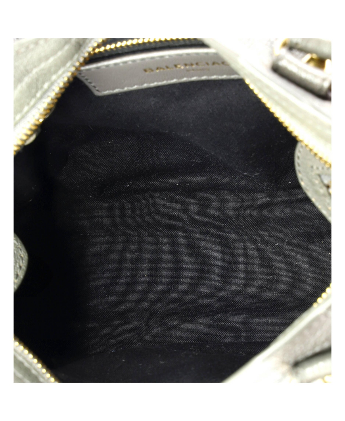 Pre-Owned Balenciaga Mini City Classic Metallic Edge Bag Leather