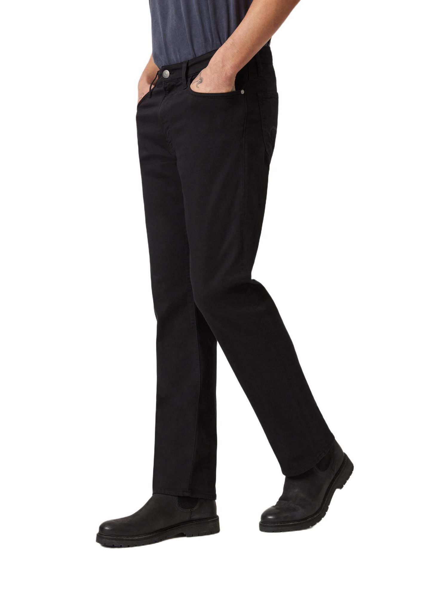 Мужские джинсы Mavi Jeans Zach Straight Leg, цвет: Чёрный — фото 2