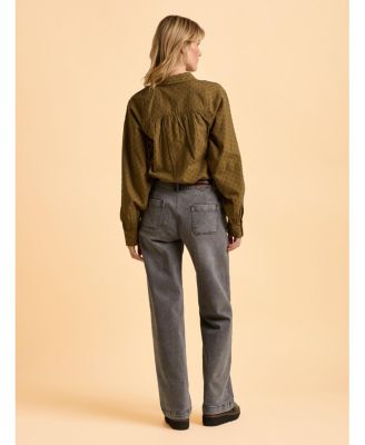 Women's Julia Balloon Sleeve Loose Fit Shirt