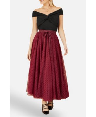 Women's Cotton Knot Detail Bardot Top