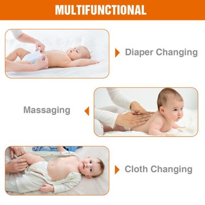 Changing Table Dresser, Baby Nursery Dresser with 5 Drawers and 2 Shelves, Baby Changing Table, Diaper Changing Station