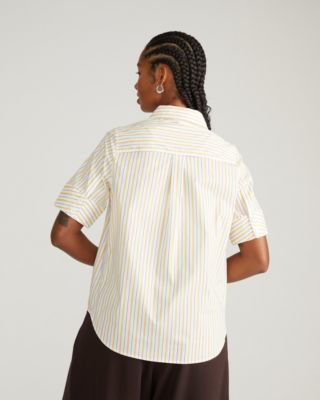 Women's Stretch Poplin Short Sleeve Shirt