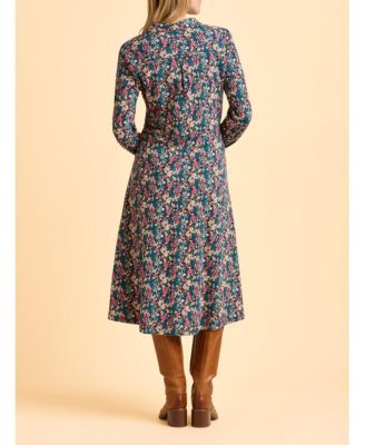 Women's Charlotte Long Sleeve Shirt Midi Dress