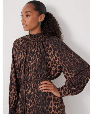 Women's Printed Chiffon Mini Dress