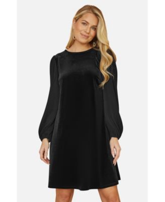Women's Velvet Tunic Dress