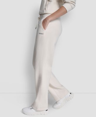 Women's Metallic Bubble Open Leg Pull-On Pants