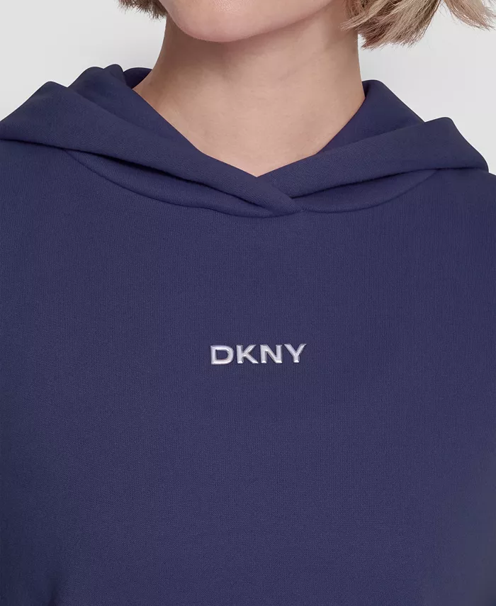 Women's Metallic Bubble Logo Drop Shoulder Pull-On Hoodie - thumbnail 10