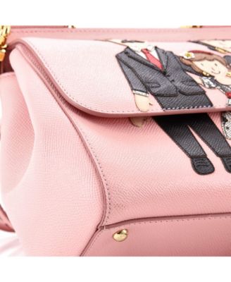 Medium Family Miss Sicily Bag Patchwork Leather