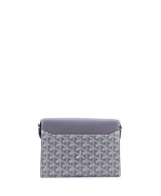 Chypre Wallet on Strap Coated Canvas with Leather