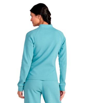 Women's Textured Knit Full-Zip Jacket