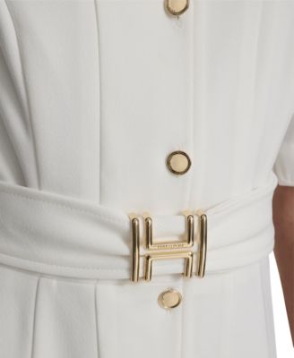 Women's Collared Midi Dress