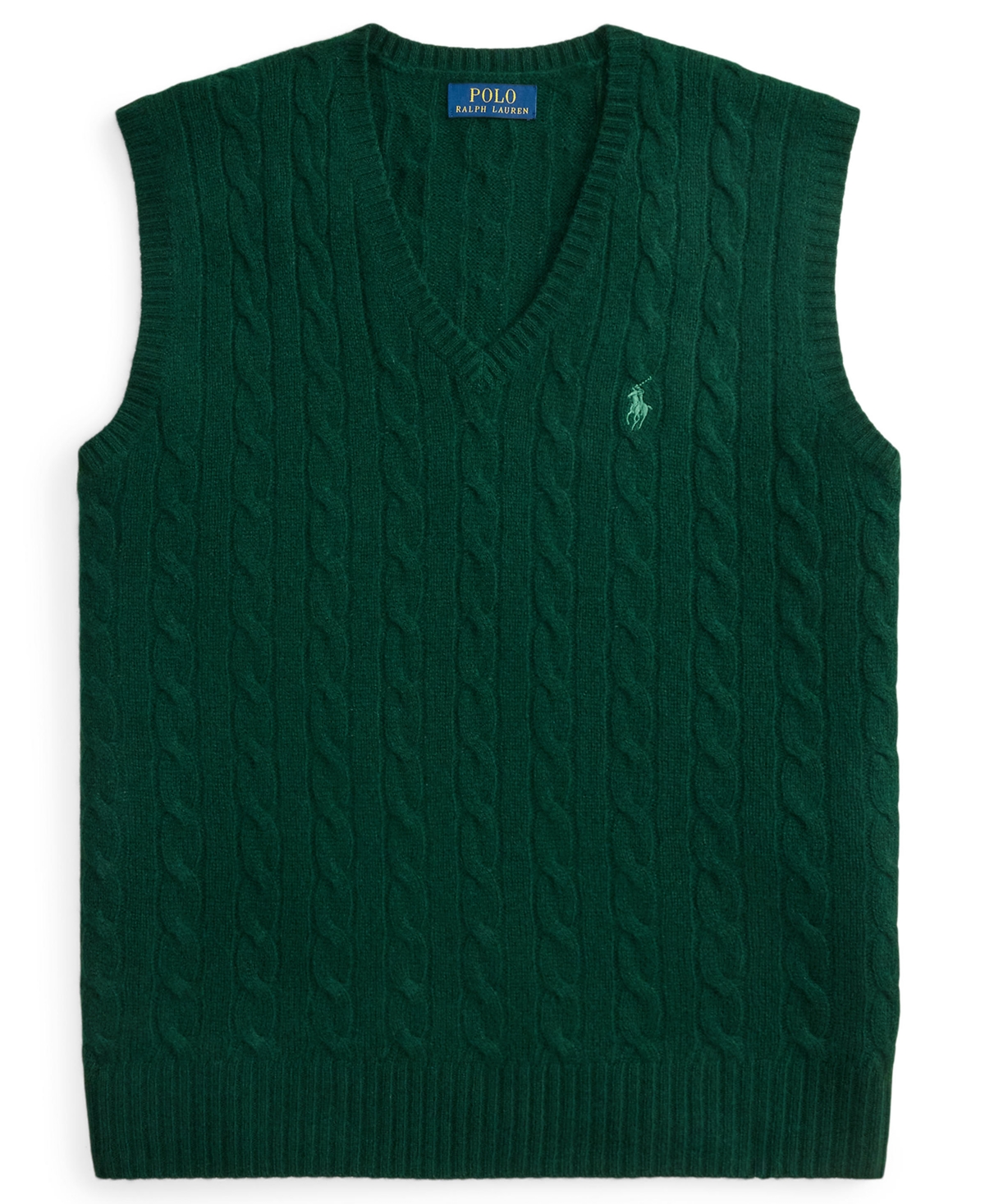 Polo Ralph Lauren Men's Cable-Knit Wool-Cashmere Sweater Vest