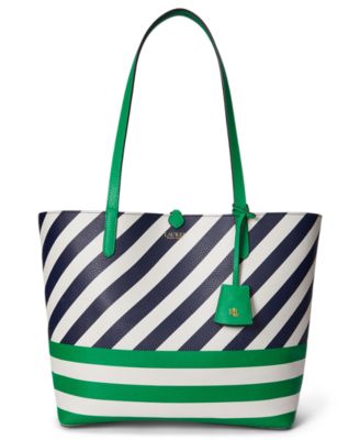 Faux-Leather Reversible Tote Bag