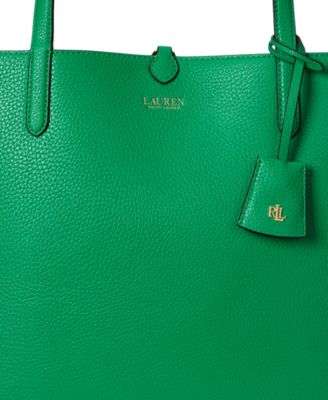 Faux-Leather Reversible Tote Bag