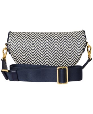 Herringbone Woven Marcy Belt Bag 