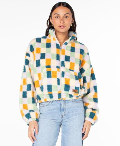 Женские куртки Roxy Women's Cold Surf Full-Zip Polar Fleece Jacket