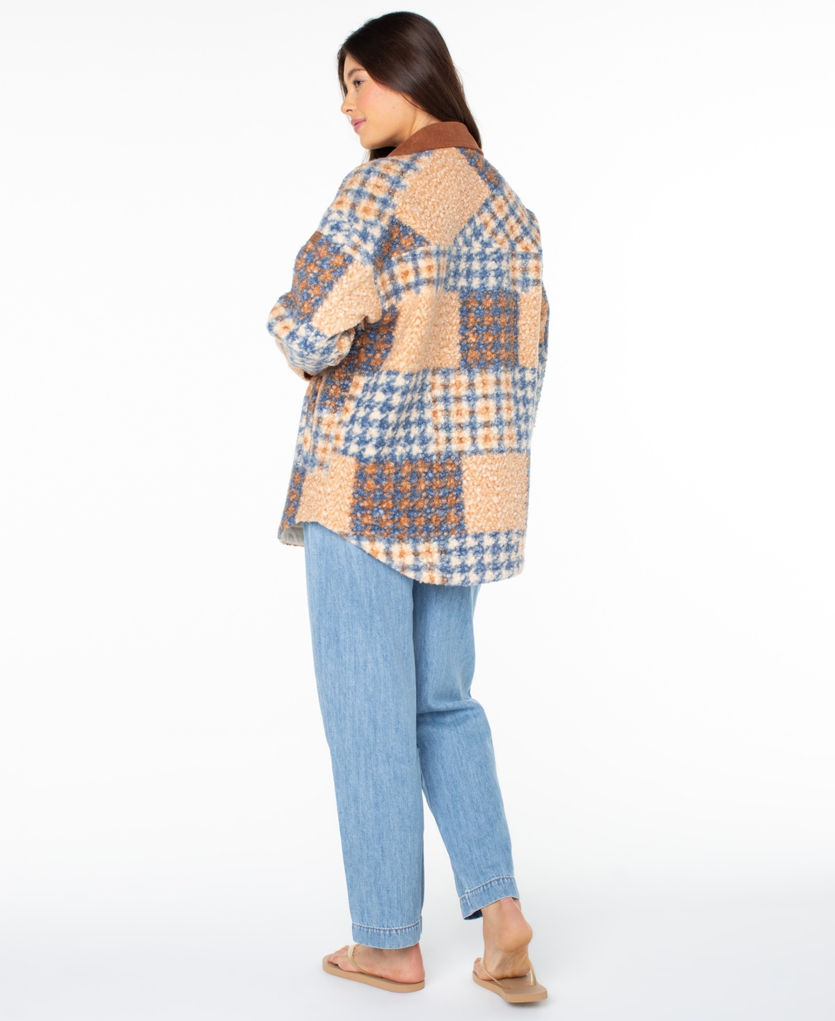 Roxy Women's Overlander Plaid Long-sleeve Jacket In Multi
