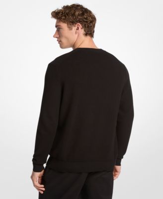 Men's Mouline Textured Crewneck Sweater