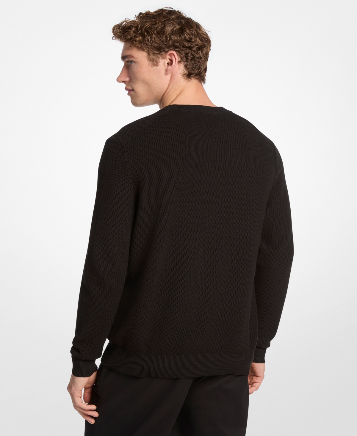 Michael Kors Men's Mouline Textured Crewneck Sweater