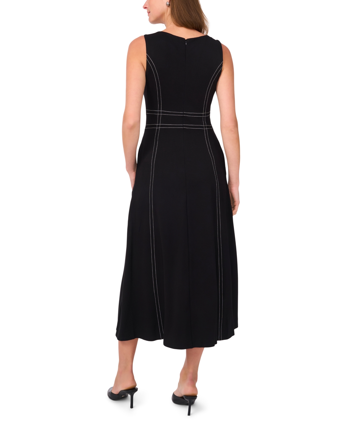 Msk Petite Sleeveless Midi Dress