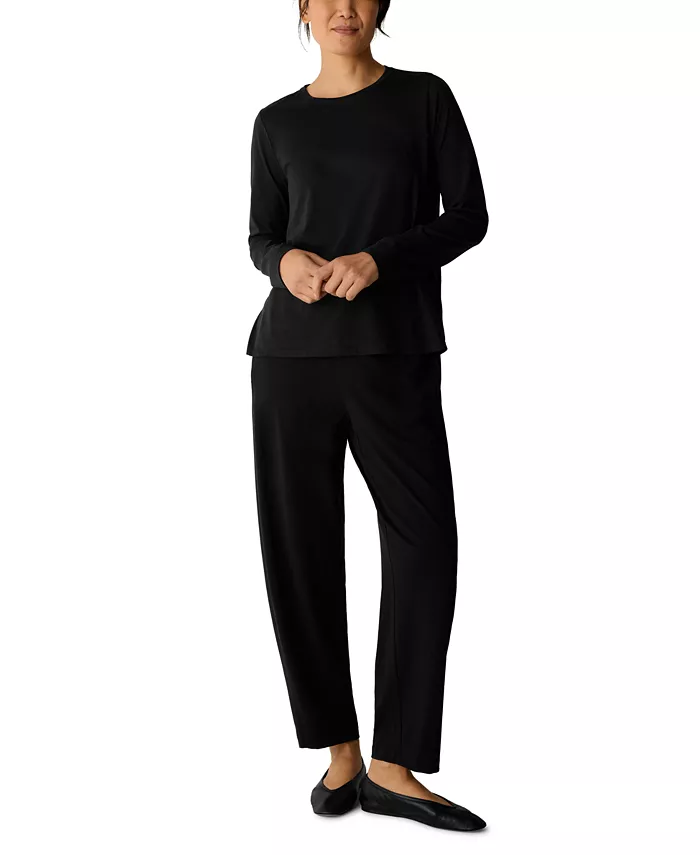 Women's Round Neck Long-Sleeve Top - thumbnail 6