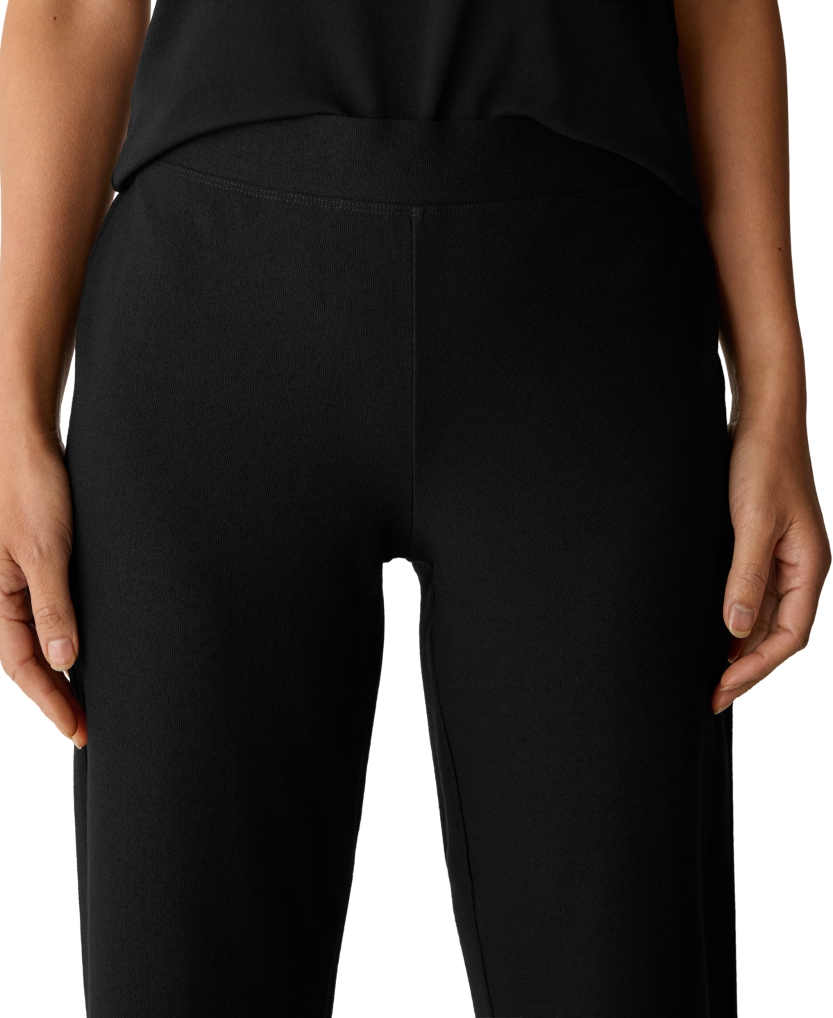 Eileen Fisher Women's Straight Ankle Pants In Black
