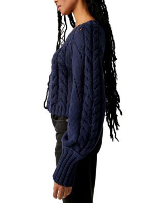 Women's Sandre Cable-Knit Sweater