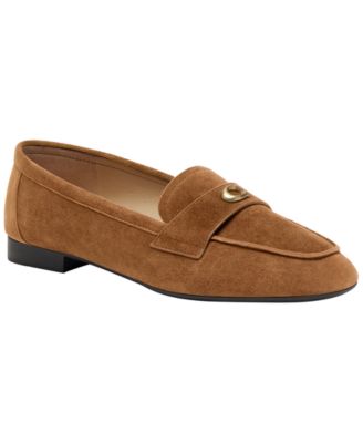 Women's Sculpted C Suede Slip-On Loafers