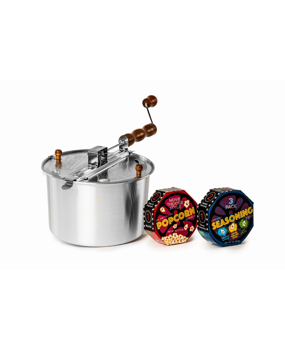 Wabash Valley Farms All-in-one Popcorn Gift Set, 2 Lbs. In Metallic