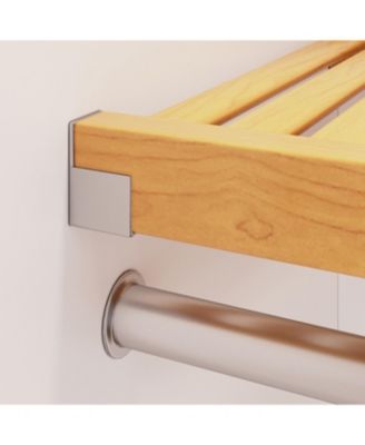 Solid Wood Reach-In Closet Organizer