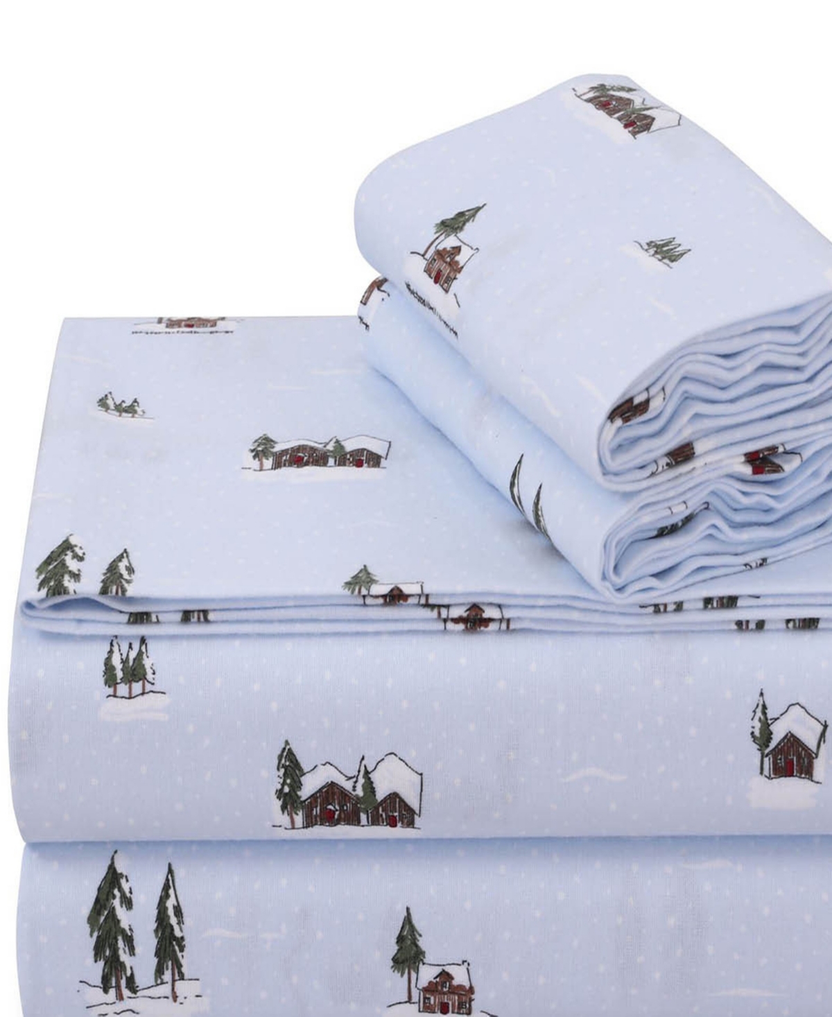 Tribeca Living Portuguese Cotton 2-pc. Pillowcase Set, Standard In Blue