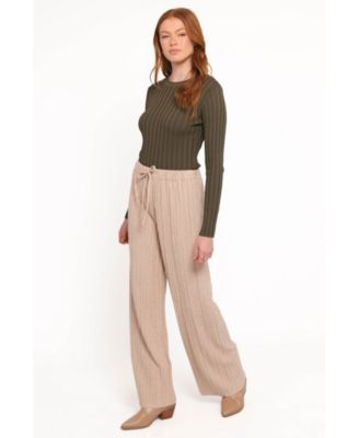 Women's Davis Pleated Knit Pant