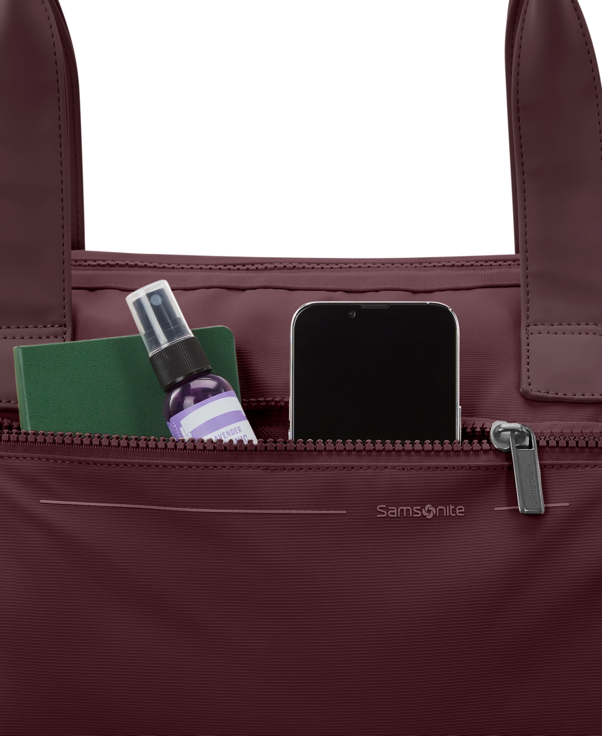 Samsonite Better Than Basic Drop Bottom Weekender In Burgundy
