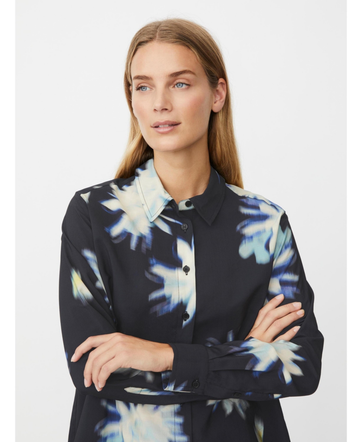 Masai Copenhagen Women's Imma Long Sleeve Collared Shirt