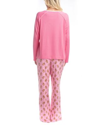 Cherry Merry Henley PJ Set