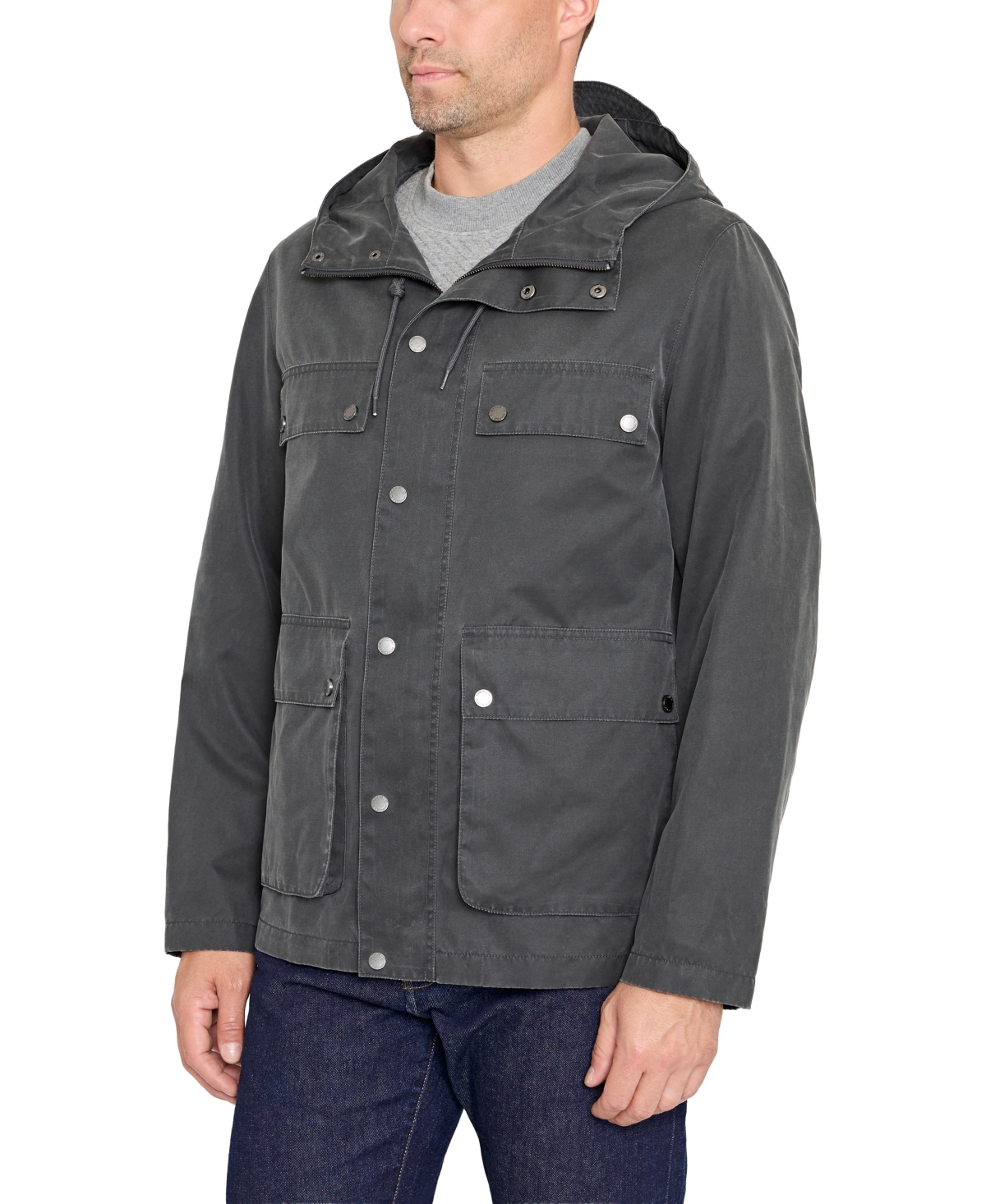 Sam Edelman Mens Utility Jacket In Gray