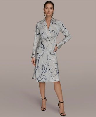 Donna Karan New York - Women's Collared A-Line Dress