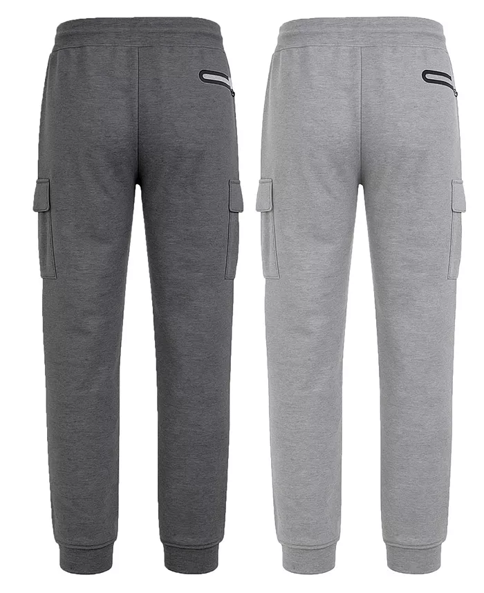 Men's Slim-Fit Tech Fleece Cargo Jogger Pants, 2-Pack - thumbnail 6