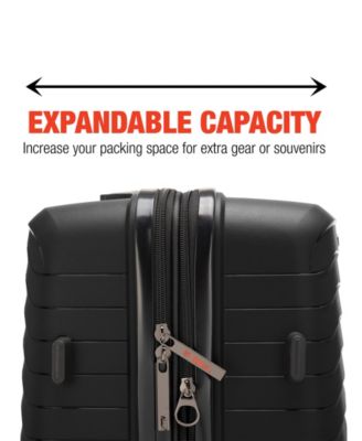 Excavator 3-Pc. Expandable Hardside Spinner Luggage Set