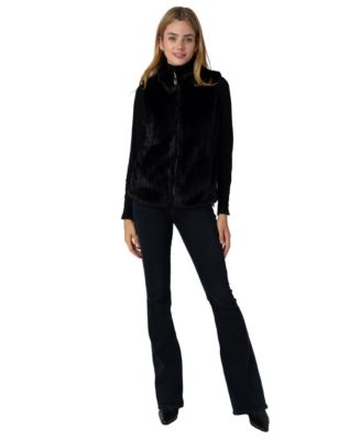 Women's Reversible Faux Fur Vest