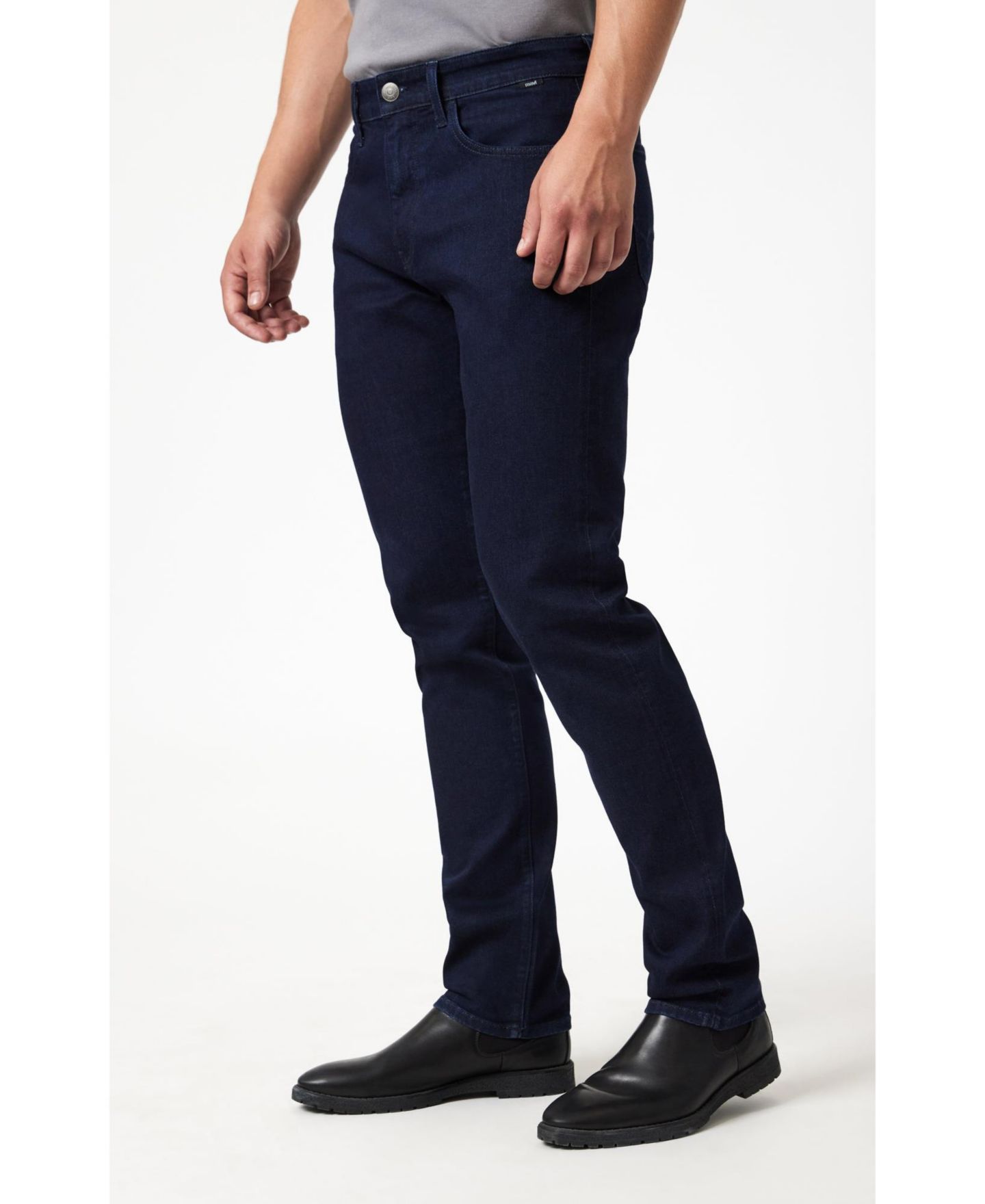Мужские джинсы Mavi Jeans Jake Slim Leg In Rinse Supermove, цвет: Тёмный синий — фото 2