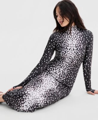 Women's Fawn-Print Maxi Dress, Macy's Exclusive