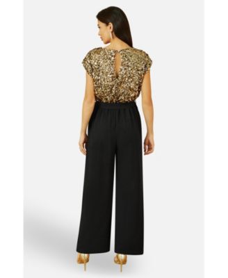 Women's Sequin Top Stretch Jumpsuit
