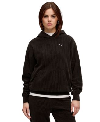 Puma - Women's Elevated Comfort Velour Long-Sleeve Hoodie